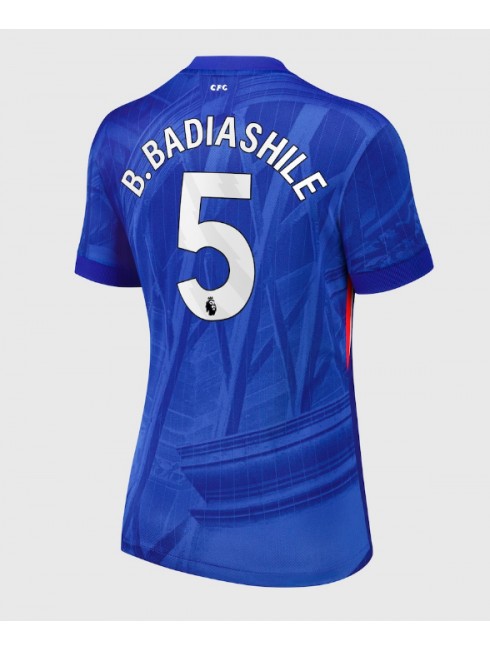 Ženski Nogometna dresi replika Chelsea Benoit Badiashile #5 Domači 2025-26 Kratek rokav Ženski Nogometna dresi replika Chelsea Benoit Badiashile #5 Domači 2025-26 Kratek rokav